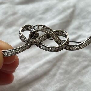 Elegant Silver Knot Bracelet